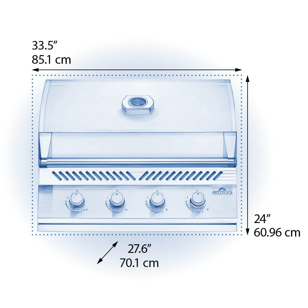 Built-In 500 Series 32 Grill Head BI32PSS