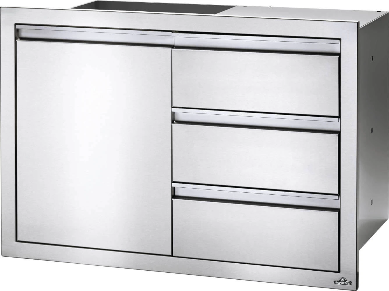 36 x 24 inch Single Door & Triple Drawer Combo and Triple Drawer BI36241D3DR