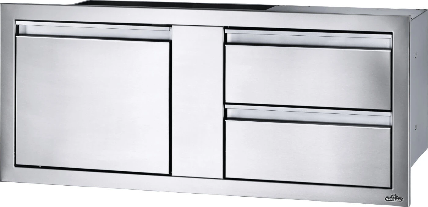 42 x 16 inch Single Door & Double Drawer Combo BI42161D2DR