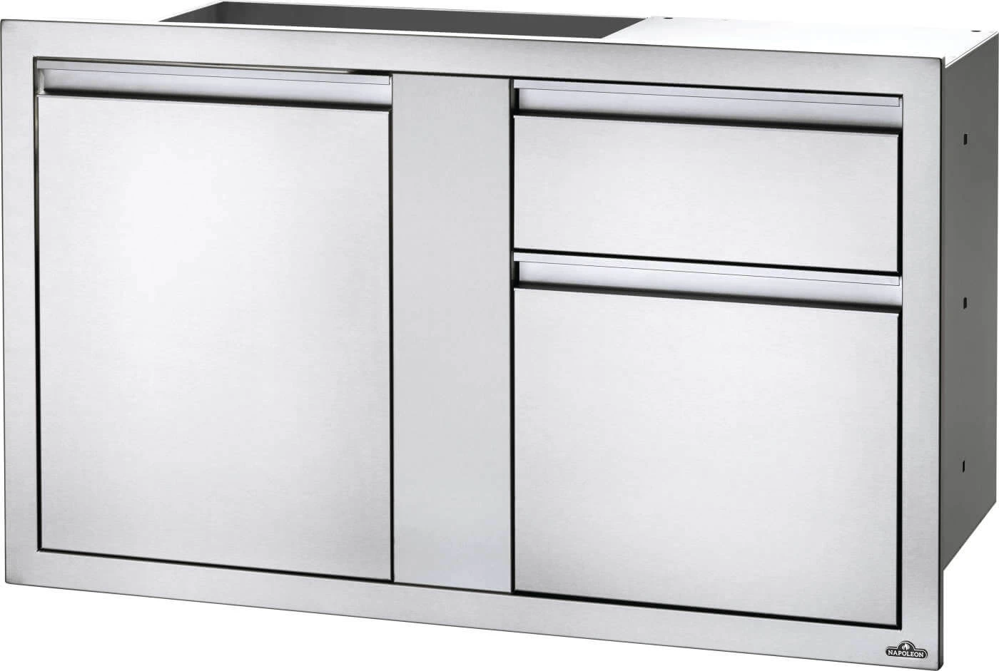 42 x 24 inch Large Single Door & Standard Drawer and Standard Drawer BI42241D2DR