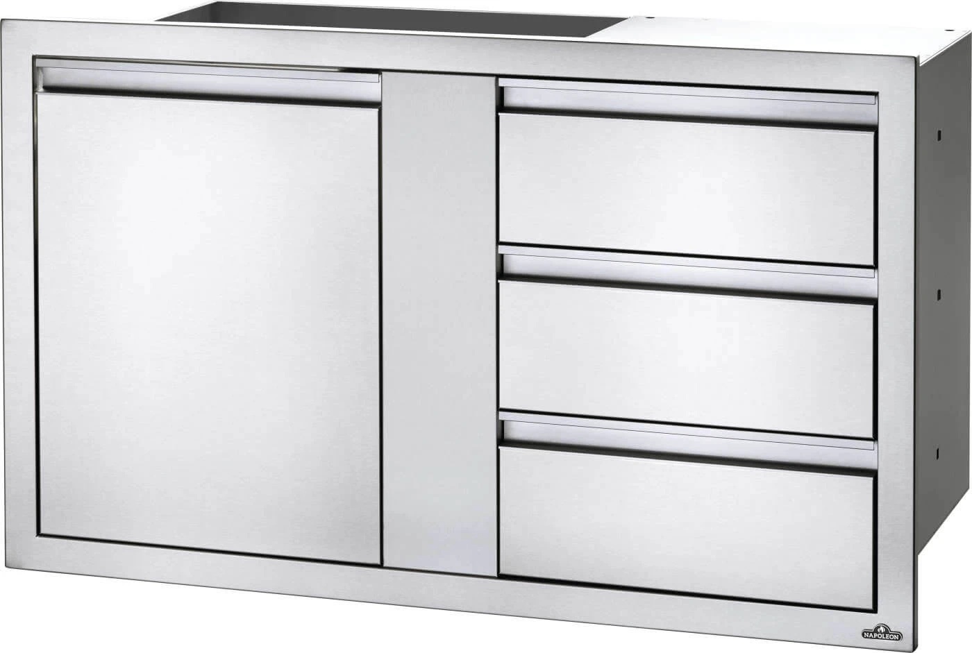 42 x 24 inch Large Single Door & Triple Drawer and Triple Drawer BI42241D3DR