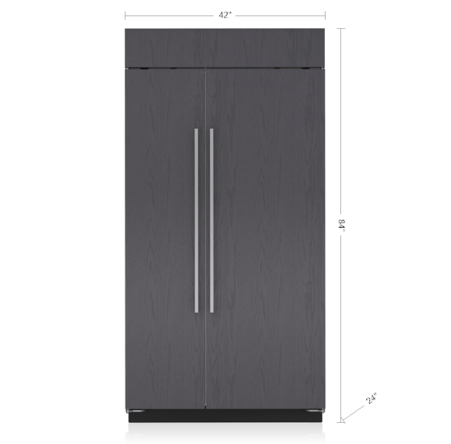 42" Classic Side-by-Side Refrigerator/Freezer - Panel Ready BI42SO