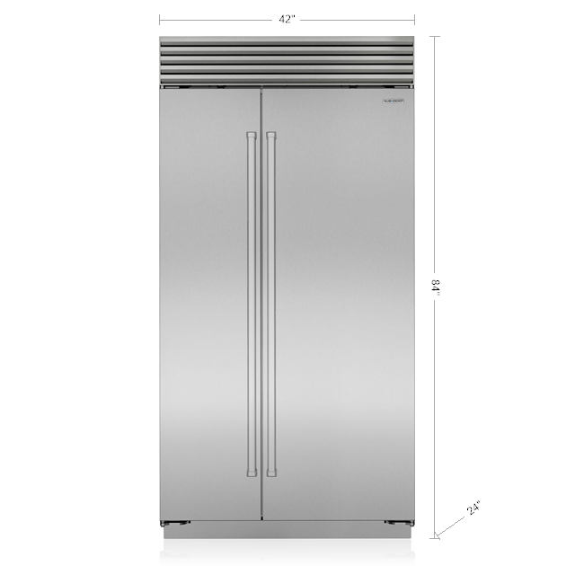 42" Classic Side-by-Side Refrigerator/Freezer BI42SSTH