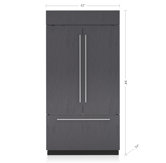 42" Classic French Door Refrigerator/Freezer - Panel Ready BI42UFDO