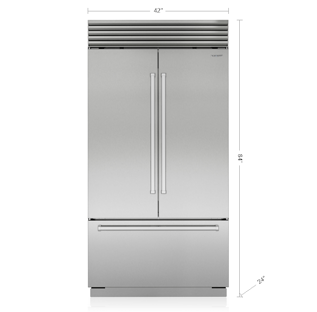 42" Classic French Door Refrigerator/Freezer BI42UFDS