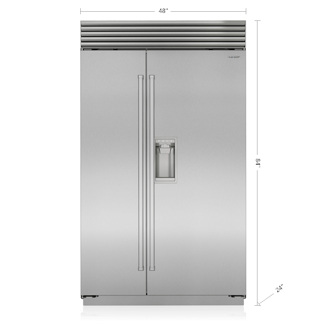 48" Classic Side-by-Side Refrigerator/Freezer with Dispenser BI48SDSPH