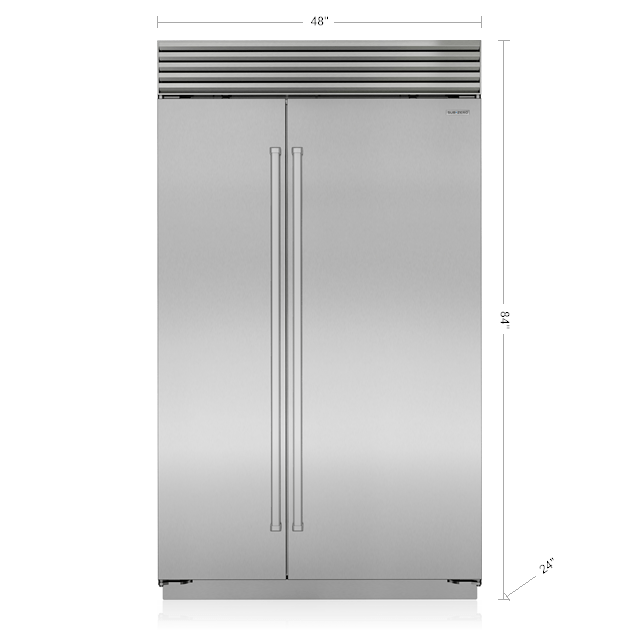 48" Classic Side-by-Side Refrigerator/Freezer with Internal Dispenser BI48SIDSTH