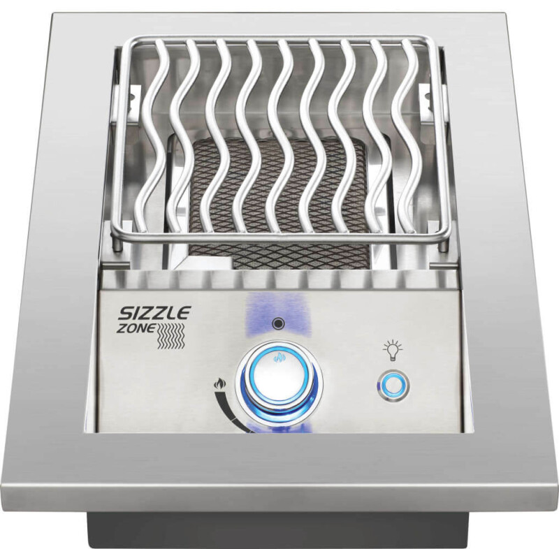 Built-in 700 Series Single Infrared Burner with Matte Black Cover BIB10IRPMK