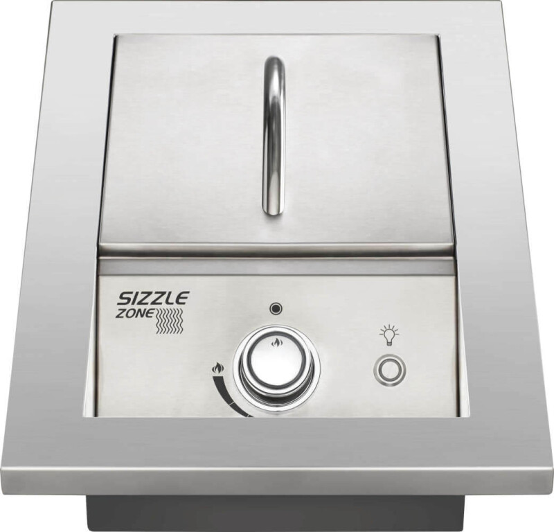 Built-in 700 Series Single Infrared Burner with Stainless Steel Cover BIB10IRPSS