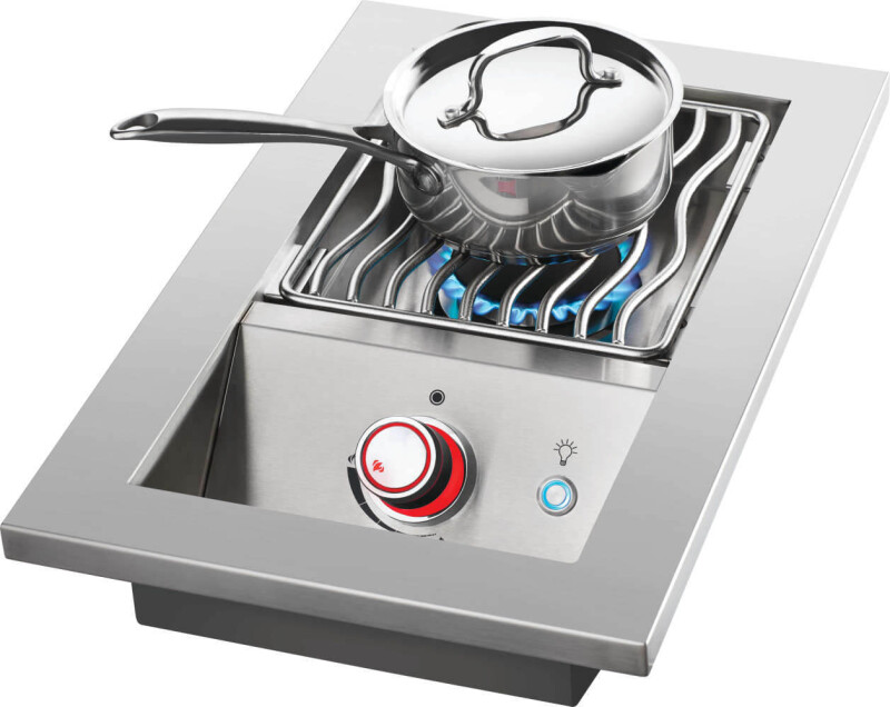 Built-in 700 Series Single Range Top Burner with Stainless Steel Cover BIB10RTPSS