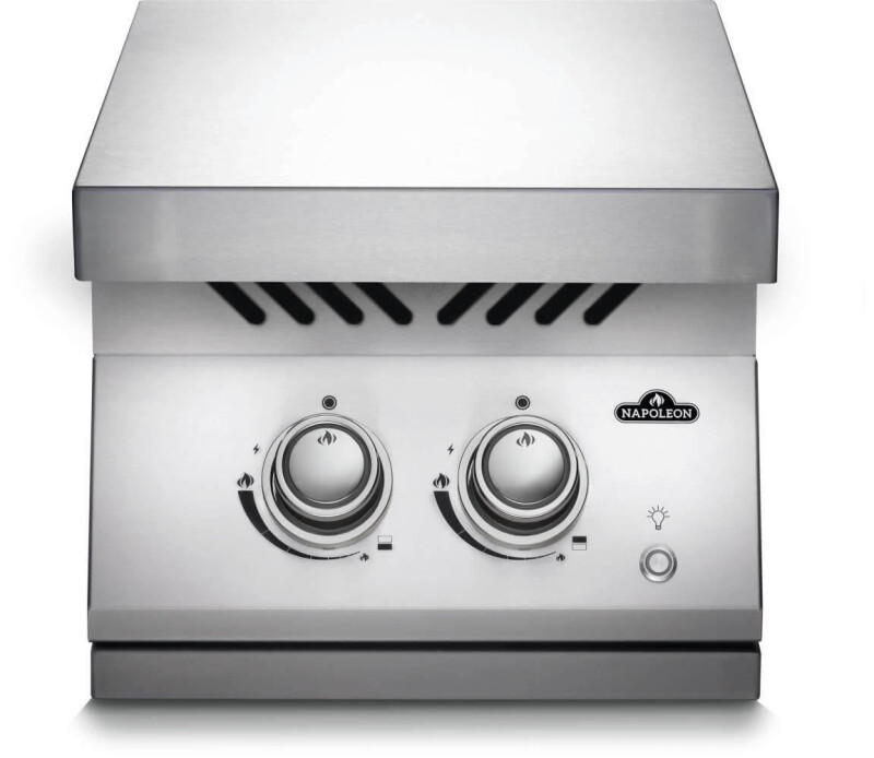 Built-in 700 Series Inline Dual Range Top Burner with Stainless Steel Cover BIB12RTPSS