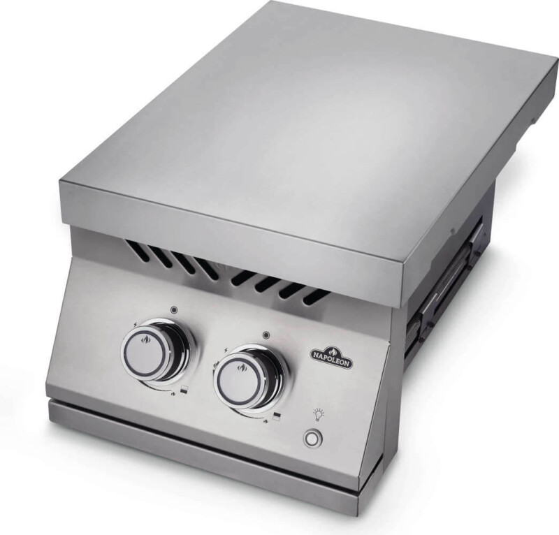 Built-in 700 Series Inline Dual Range Top Burner with Stainless Steel Cover BIB12RTPSS