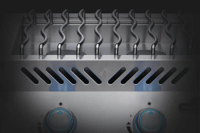 Built-in 700 Series Dual Range Top Burner with Stainless Steel Cover BIB18RTNSS