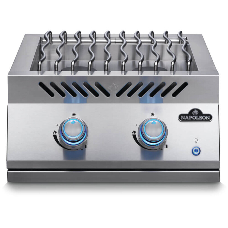 Built-in 700 Series Dual Range Top Burner with Stainless Steel Cover BIB18RTPSS