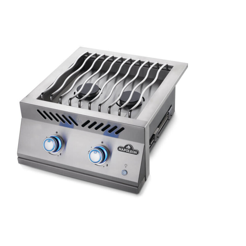 Built-in 700 Series Dual Range Top Burner with Stainless Steel Cover BIB18RTPSS