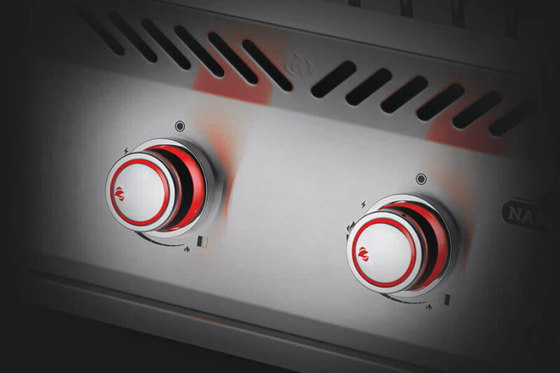 Built-in 700 Series Dual Range Top Burner with Stainless Steel Cover BIB18RTPSS