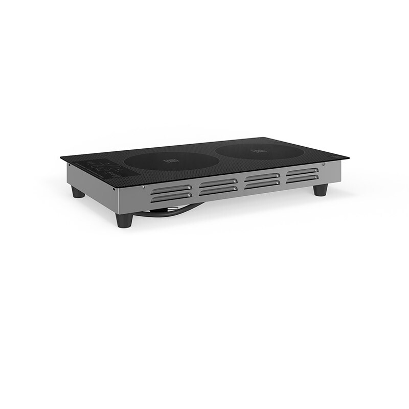 12 Inch Built-In/Freestanding 2 Burner VERTICAL Induction Cooktop 110V BIC122CCED, product image 3 of 15