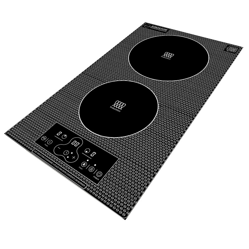 12 Inch Built-In/Freestanding 2 Burner VERTICAL Induction Cooktop 110V BIC122CCED, product image 13 of 15