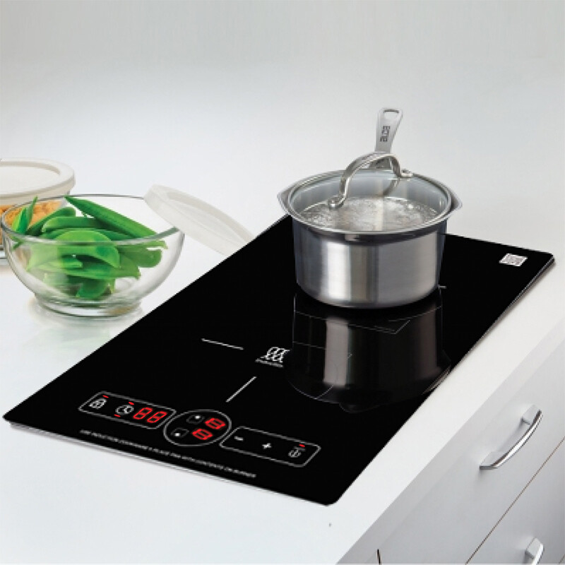 13 inch VERTICAL 2-BURNER Induction Cooktop 9 POWER Built in/Freestand 110V BIC132, product image 3 of 11