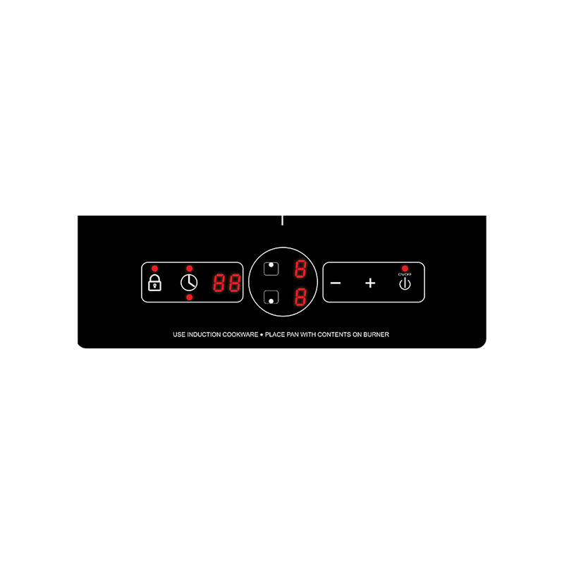 13 inch VERTICAL 2-BURNER Induction Cooktop 9 POWER Built in/Freestand 110V BIC132, product image 4 of 11
