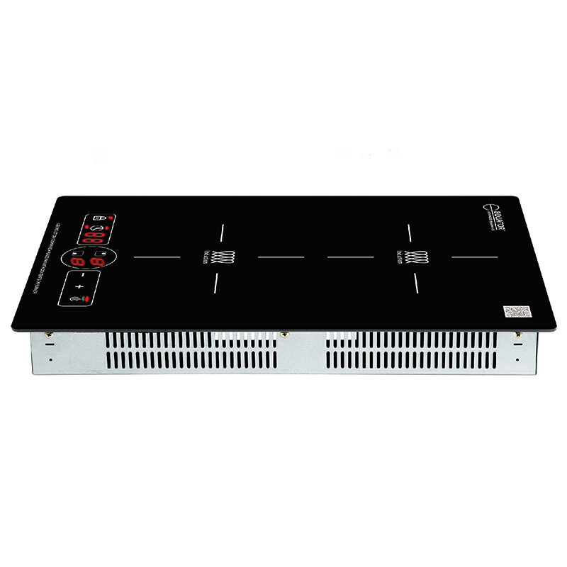 13 inch VERTICAL 2-BURNER Induction Cooktop 9 POWER Built in/Freestand 110V BIC132, product image 8 of 11