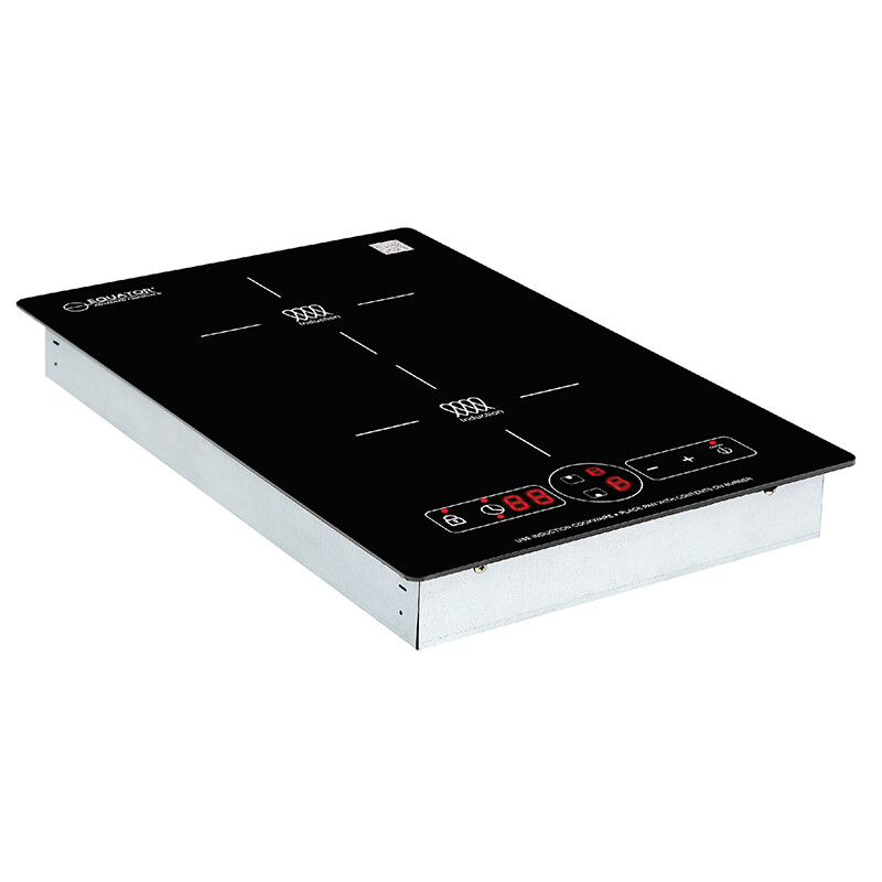 13 inch VERTICAL 2-BURNER Induction Cooktop 9 POWER Built in/Freestand 110V BIC132, product image 9 of 11
