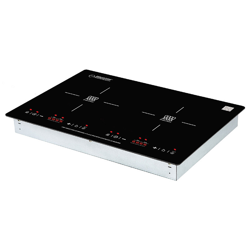 20 inch HORIZONTAL 2-BURNER Induction Cooktop 9 Power Builtin - Freestand 110V BIC202, product image 10 of 12