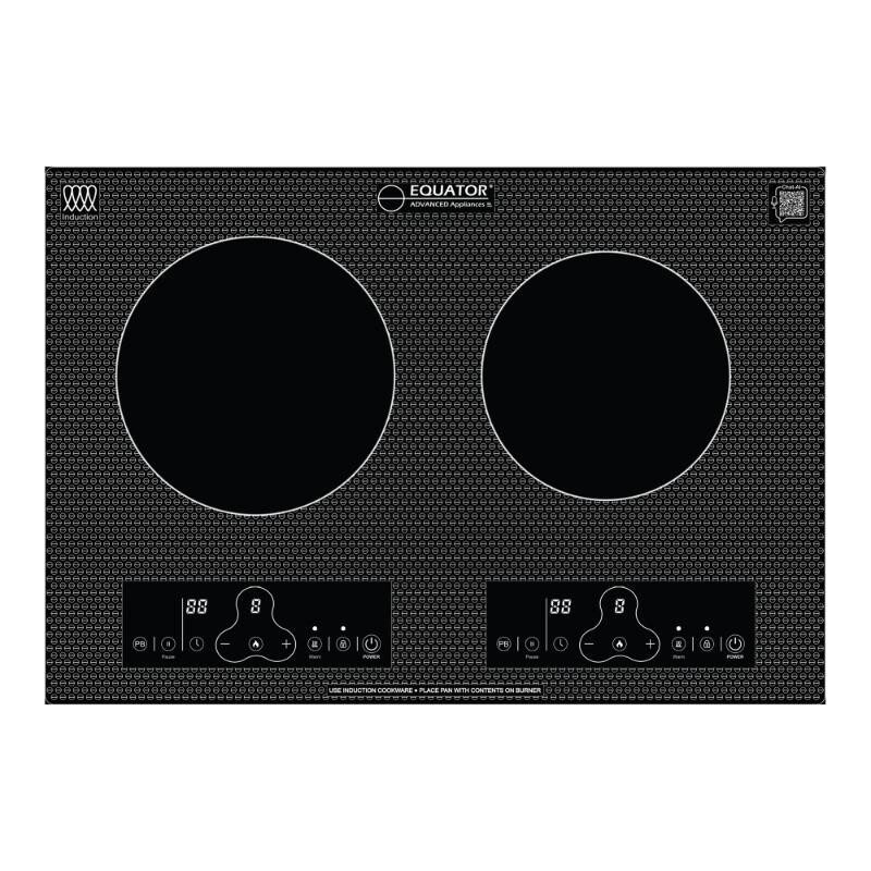 20inch Built-In/Freestanding 2 Burner HORIZONTAL Induction Cooktop 110V BIC202CCED