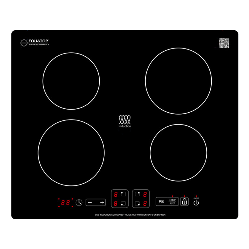 24 inch Built-In 4 Burner Induction Cooktop 9 Level POWER BOOST 220V BIC244