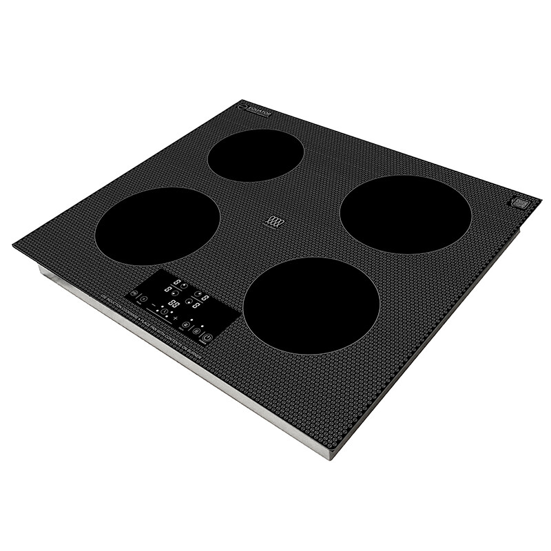24 inch Built-In 4 Burner Induction Cooktop POWER BOOST Keep Warm 240V 7400W BIC244CCED, product image 13 of 19