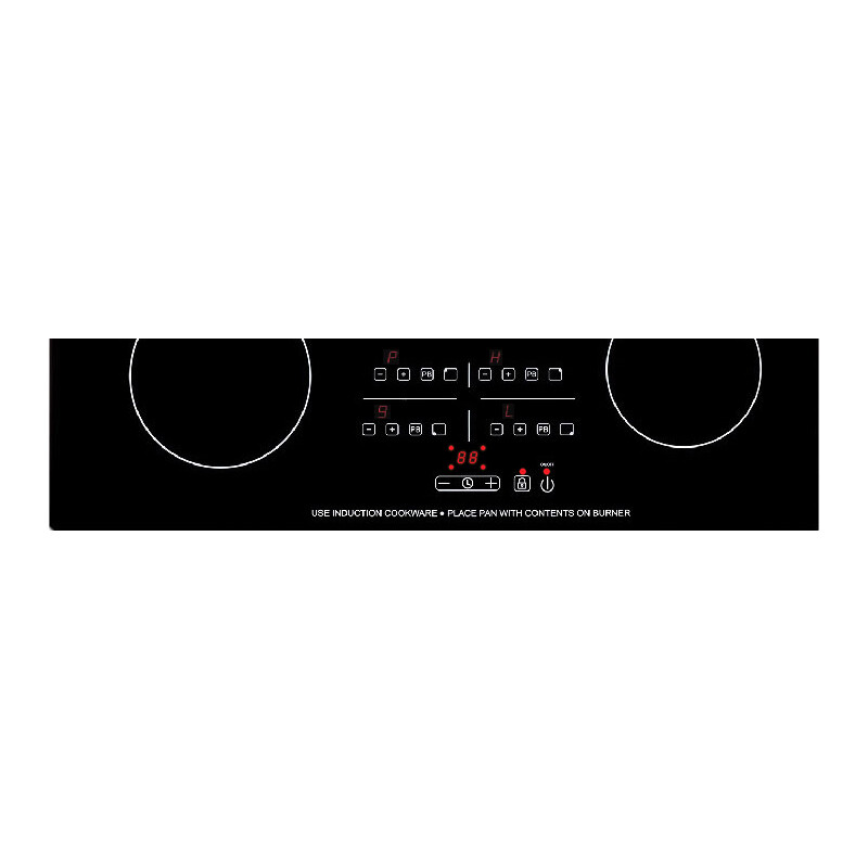 30 inch Built-in 4 Burner Induction Cooktop 9 Level POWER BOOST 220V BIC304, product image 7 of 10