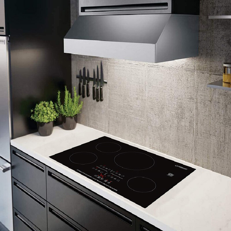 30 inch Built-in 4 Burner Induction Cooktop 9 Level POWER BOOST 220V BIC304, product image 8 of 10