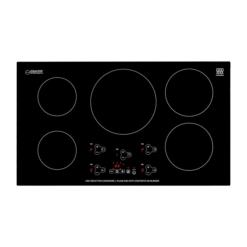 36 inch Built-in 5 Burner Induction Cooktop 9 Level POWER BOOST 220V BIC365