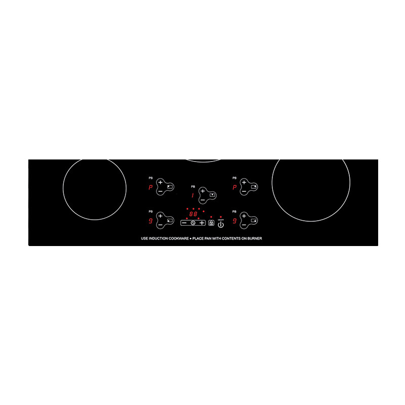 36 inch Built-in 5 Burner Induction Cooktop 9 Level POWER BOOST 220V BIC365, product image 6 of 9
