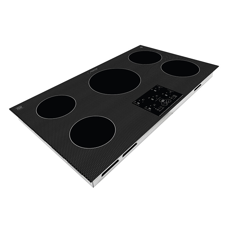 36 inch Built-In 5 Burner Induction Cooktop POWER BOOST Keep Warm 240V/9600W BIC365CCED, product image 17 of 21