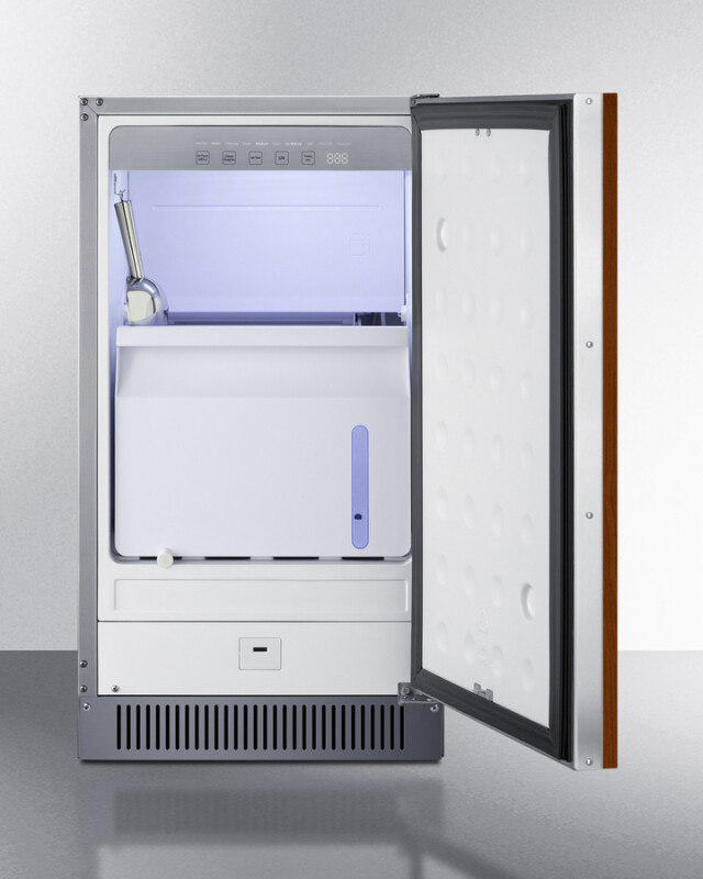 18" Wide Clear Icemaker, ADA Compliant (Panel Not Included) BIM182ADAIF