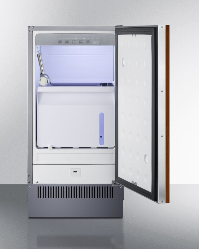 18" Wide Clear Icemaker (Panel Not Included) BIM182IF