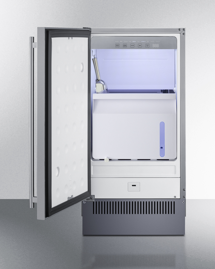 18" Wide Clear Icemaker BIM182LHD