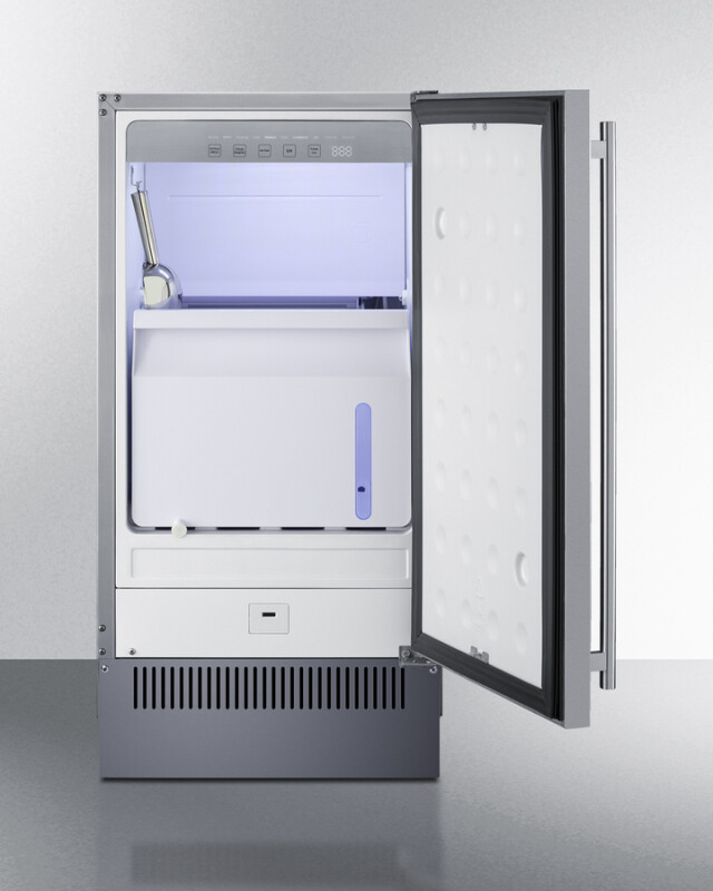 18" Wide Outdoor Clear Icemaker view 4