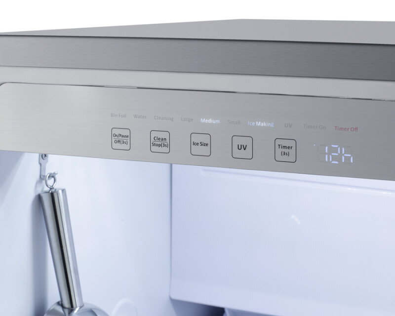 18" Wide Outdoor Clear Icemaker view 6