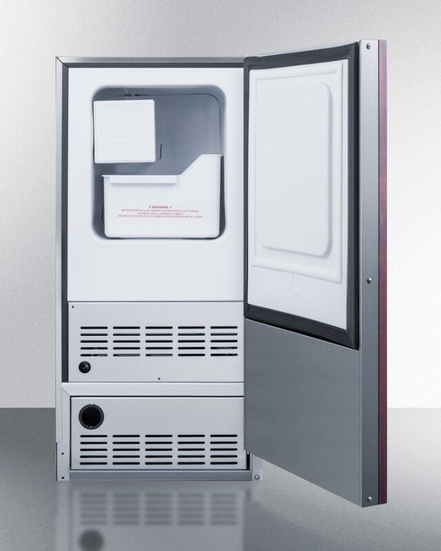 12 lb. Drain-Free Icemaker, ADA Compliant (Panel Not Included) BIM25H32IF