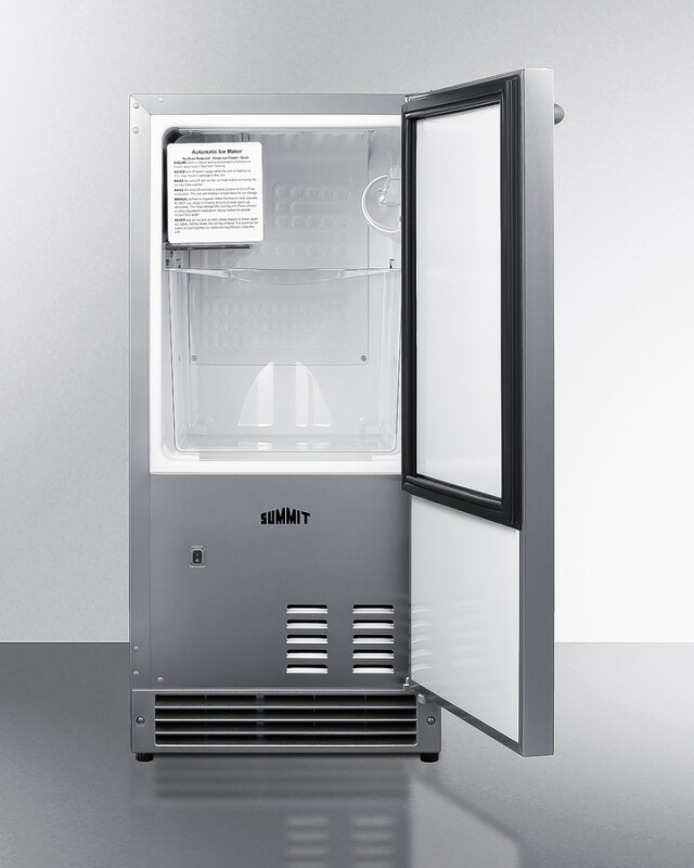 25 lb. Drain-Free Icemaker, ADA Compliant view 2