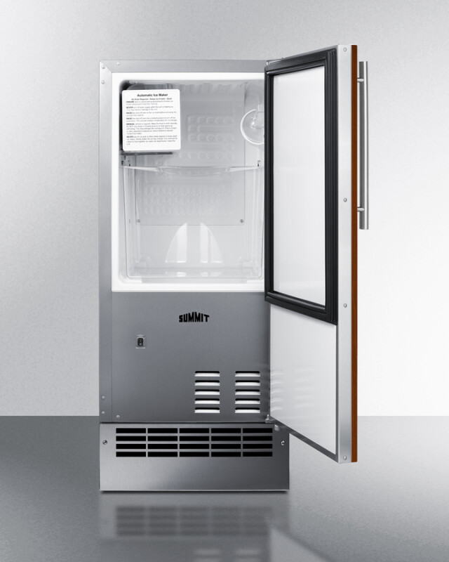 15" Wide 25 lb. Drain-Free Icemaker (Panel Not Included) view 7