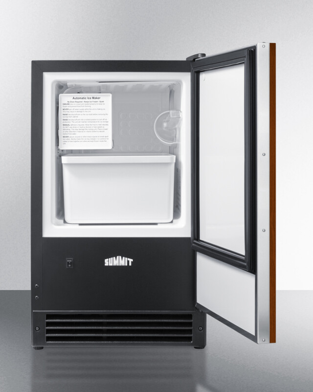 15 lb. Drain-Free Built-In Icemaker (Panel Not Included) BIM26IF