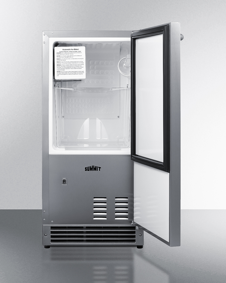 25 lb. Drain-Free Outdoor Icemaker, ADA Compliant BIM27OSADA