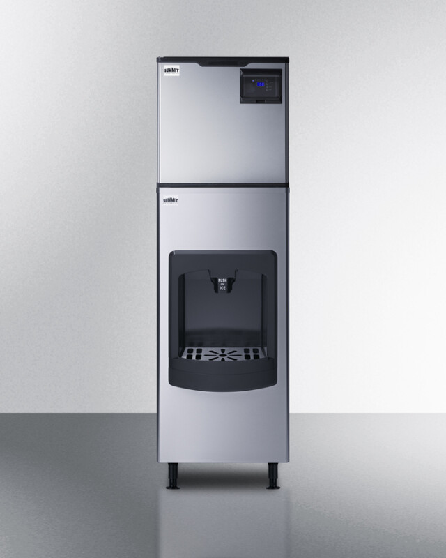 350 lb. Commercial Ice Machine With Ice Dispenser BIM350KDISP