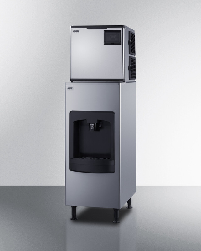 350 lb. Commercial Ice Machine With Ice Dispenser BIM350KDISP