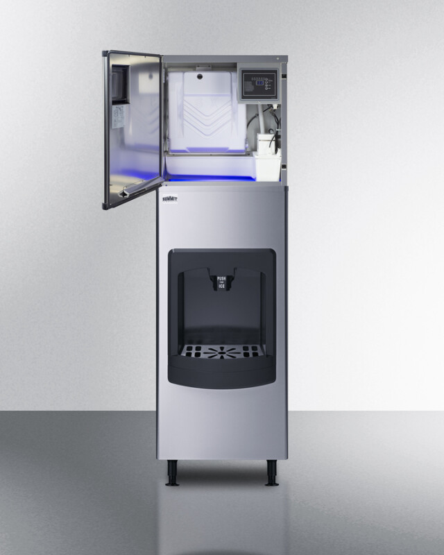 350 lb. Commercial Ice Machine With Ice Dispenser BIM350KDISP