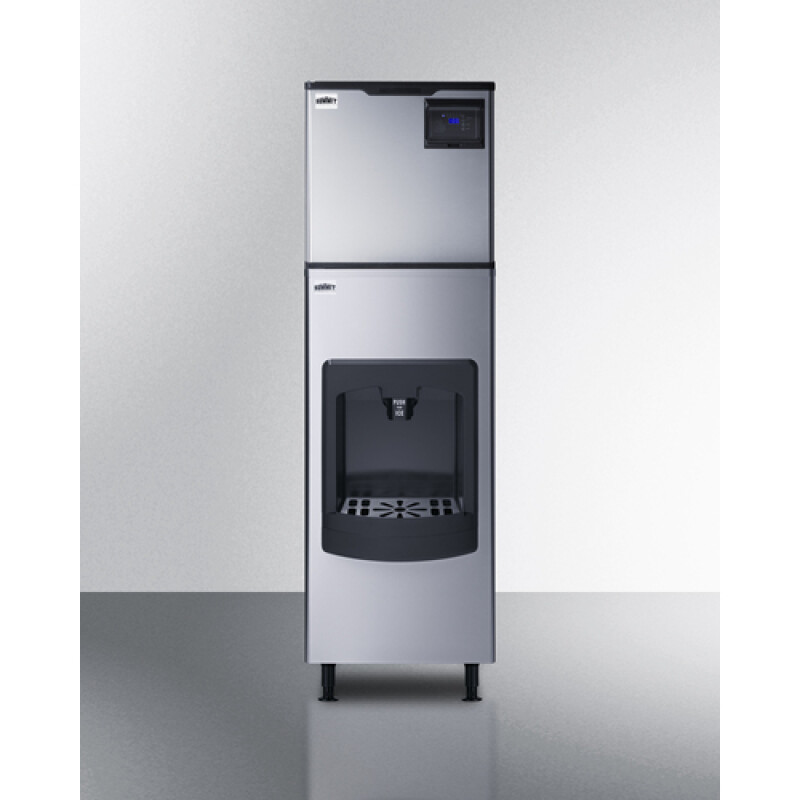 350 lb. Commercial Ice Machine With Ice Dispenser BIM350KDISP