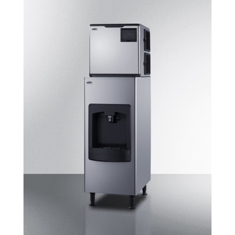 350 lb. Commercial Ice Machine With Ice Dispenser BIM350KDISP